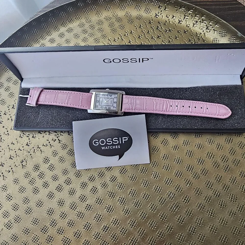 Vintage Gossip™ Watch Pink Band | Y2K Retro Timepiece | Original Box
